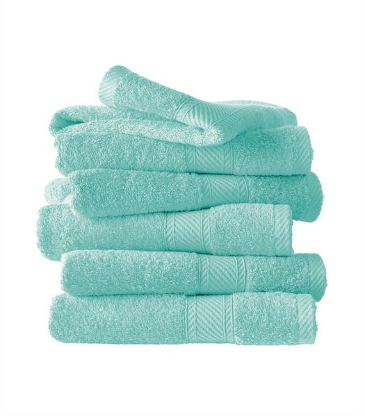 6 serviettes de bains Hélène plume