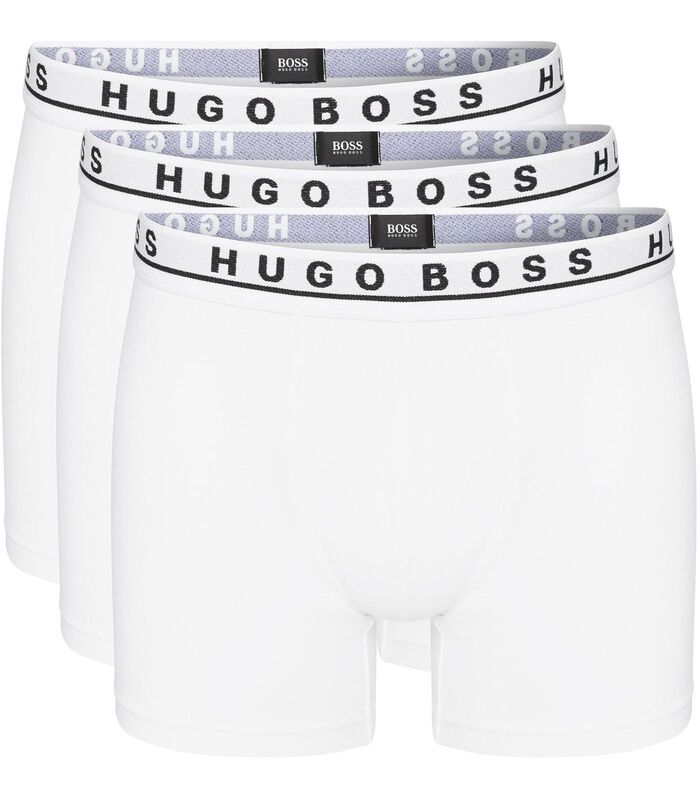 Hugo Boss Boxershorts Brief 3-Pack Wit image number 0