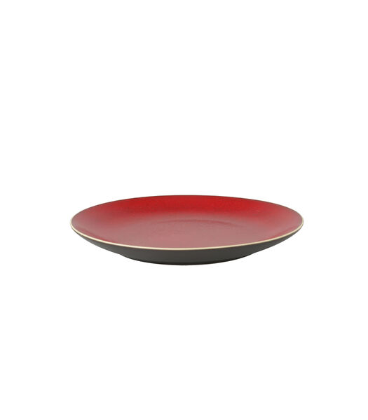 Serviesset Lava Stoneware 4-persoons 16-delig Bruin Rood