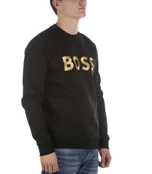 Boss Salbo 1 Zwart Goud Sweater