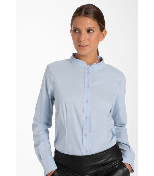 Vrouwelijke blouse stretchkatoen