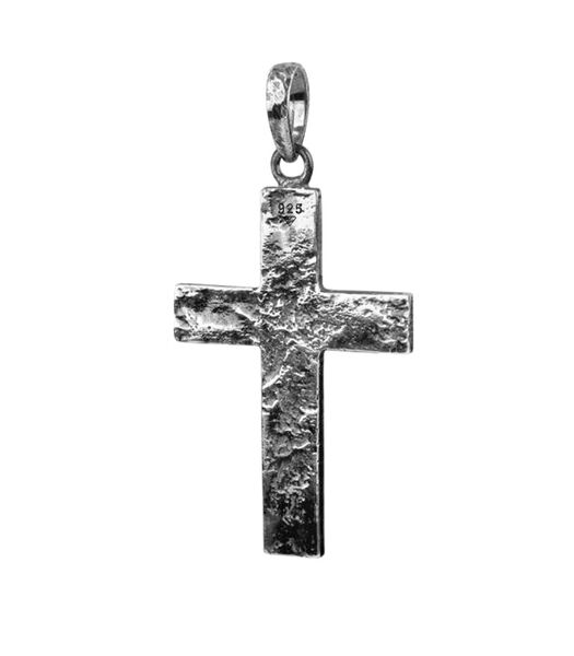 Pendentif Symbole De La Croix Des Hommes En Argent Sterling 927