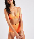 Haut de maillot de bain 2 pièces triangle orange Miko image number 3