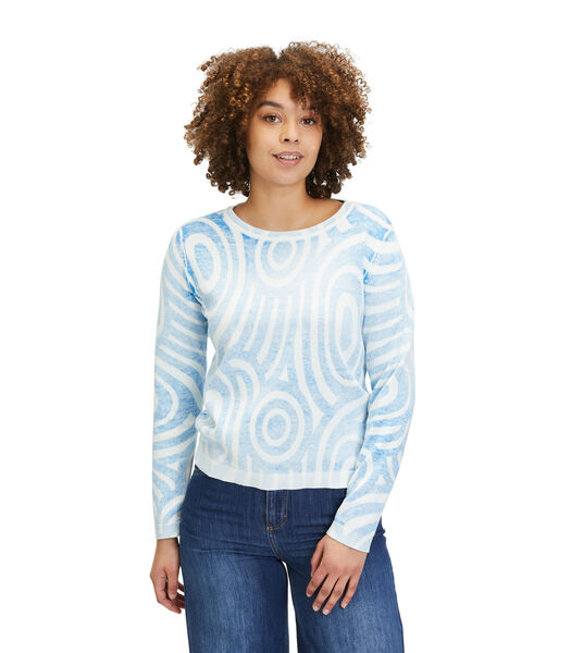 Pull-over en maille à encolure ronde