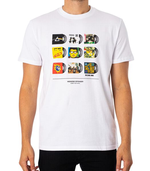 Grafisch T-Shirt Met Mouwen