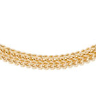Mesh armband geel goud 'Maille Tubulaire' image number 3