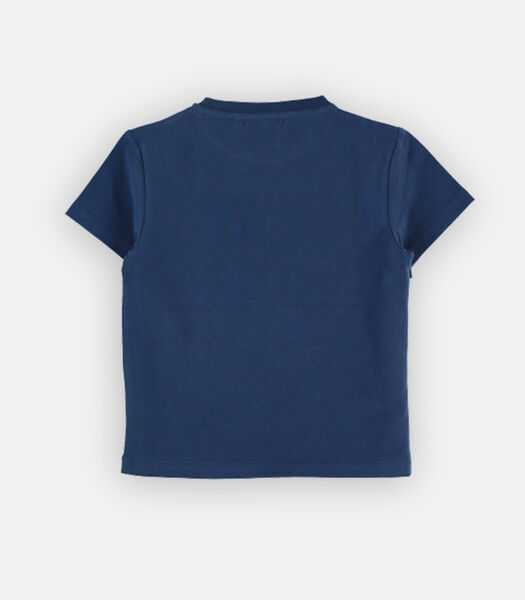 Bio katoenen t-shirt, donkerblauw