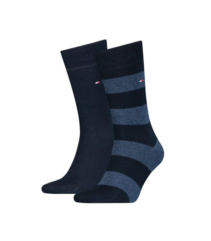 Chaussettes 2 paires men sock fun rugby image number 0