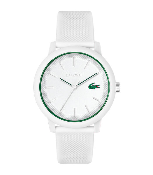 Lacoste.12.12 wit op wit silicone 2011169