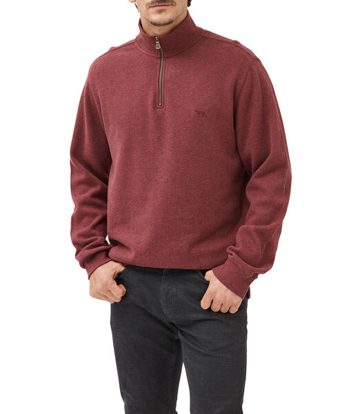 Sweatshirt en coton à col 1/4 zip Alton Ave