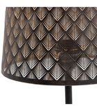Lampe de table - Fer - Noir/laiton antique - 56x28x28 cm - Kars image number 3
