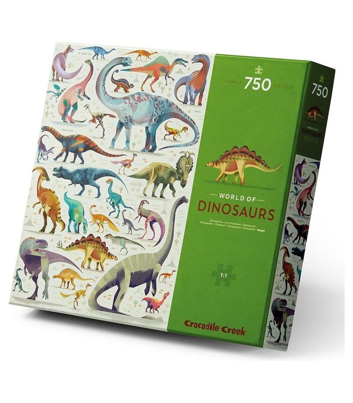 puzzel World of Dinosaurs - 750 stukjes image number 1