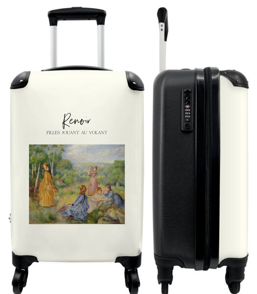 Valise spacieuse avec 4 roues et serrure TSA (Art - Renoir - Vieux maître - Couleurs)