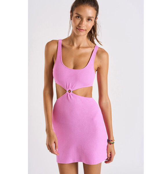Robe maillot rose clair Friday Scrunchy