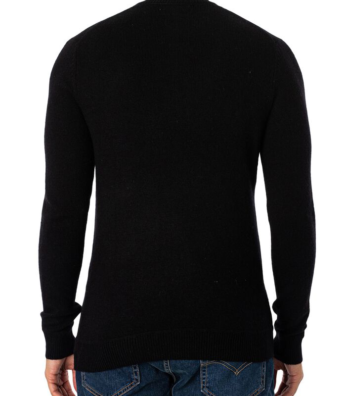 Sweater ESSENTIAL EMB KNIT HENLEY image number 2