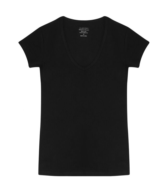 T-shirt women v-neck d cl 8010 black image number 0