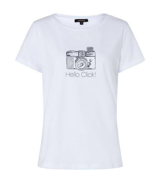 T-shirt met cameraprint