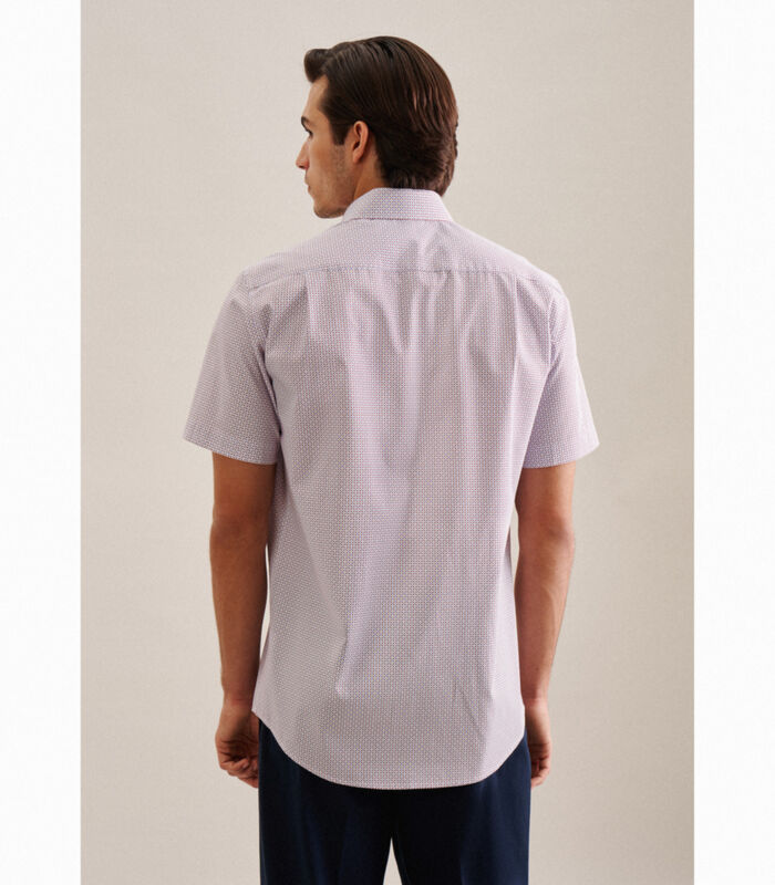 Business overhemd Regular Fit korte arm Print image number 1