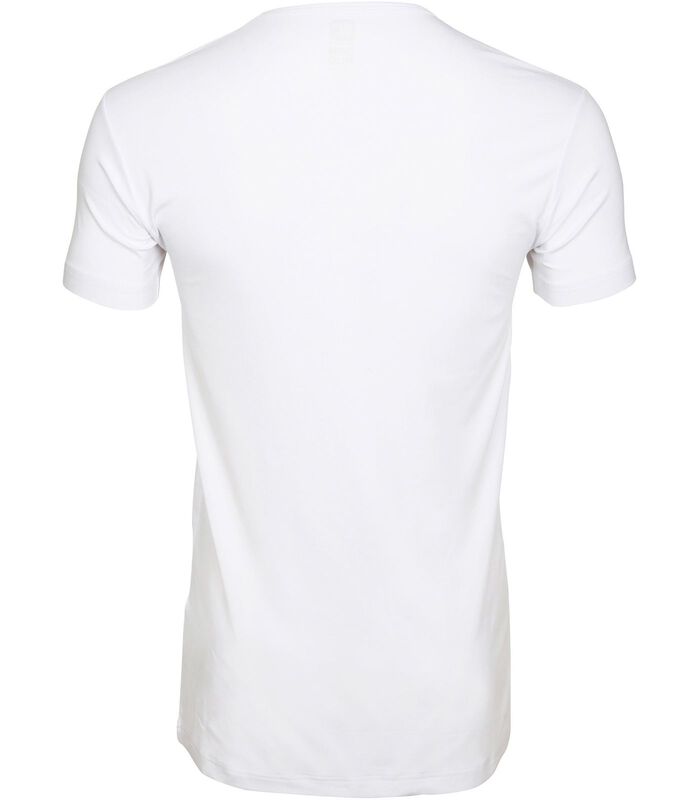 Bamboo T-shirt O-Hals Wit image number 1