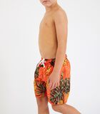 oranje tropische M AIR MILWAUKEE jongenszwembroek met image number 4