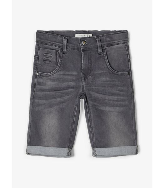 Extra Slim Denim Shorts voor jongens Theo