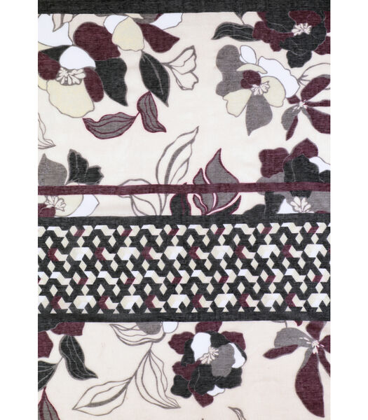 Basic sjaal met bloemenprint