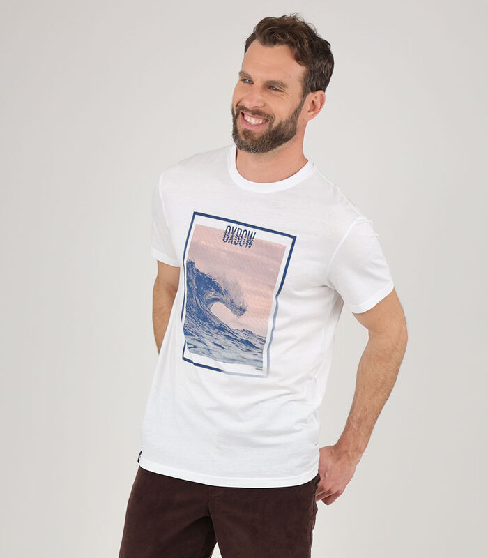 T-shirt met korte mouwen en print O2TESKOM image number 1