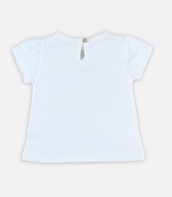 T-shirt manches courtes avec chat image number 3