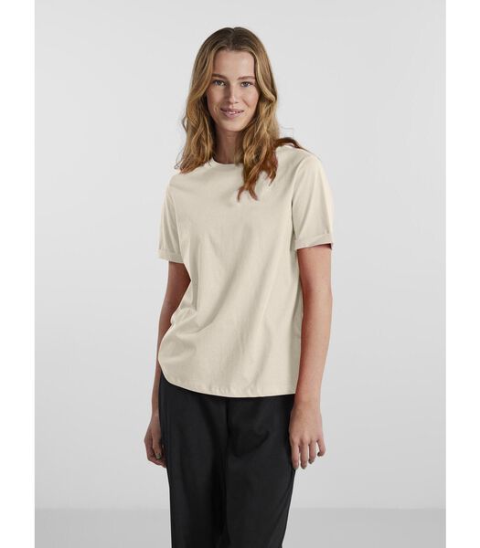 Dames-T-shirt Ria Up Solid