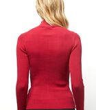 Rode trui met rechte col GIMILI image number 3