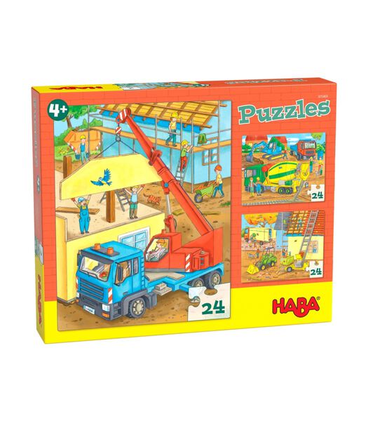 HABA Puzzle Chantier de construction
