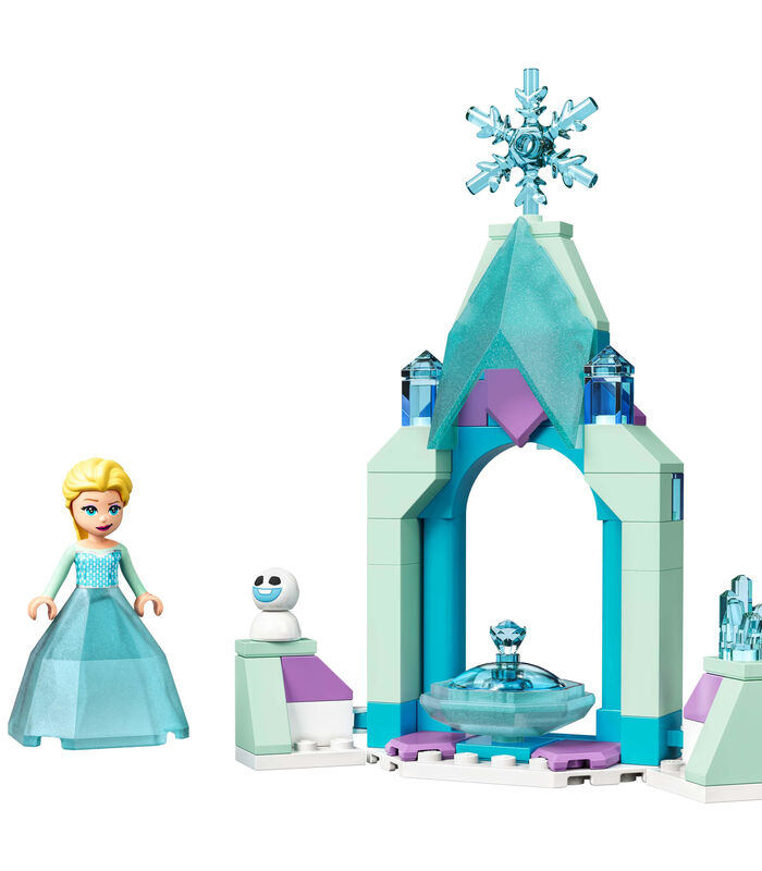 LEGO Disney 43199 La Cour du ChÃ¢teau dâ€™Elsa Set avec Robe Diamant image number 2