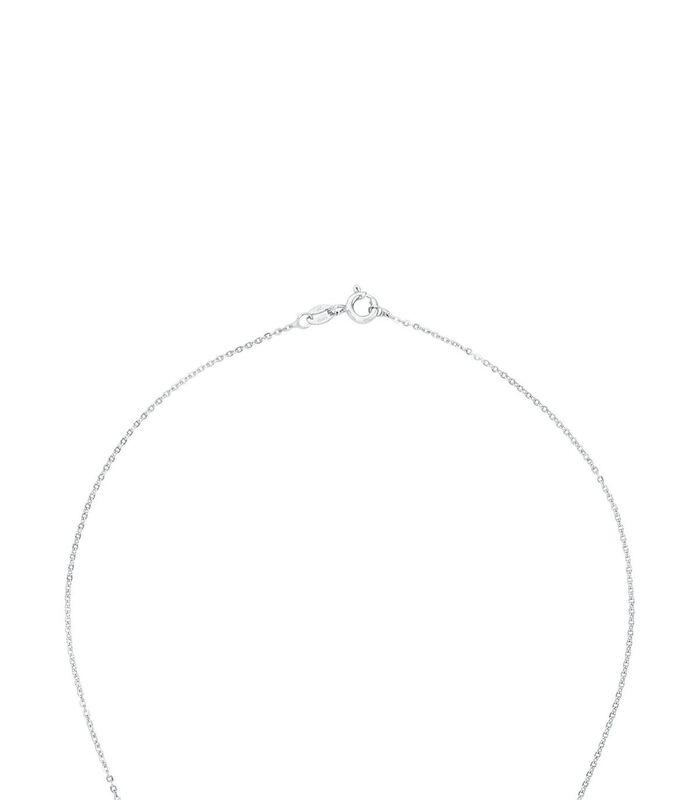 Ketting met hanger voor dames, 925 Sterling zilver | lotusbloesem image number 2