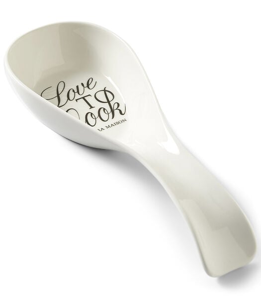 Riviera Maison Keukengerei houder - Love To Cook Spoon Holder - Wit