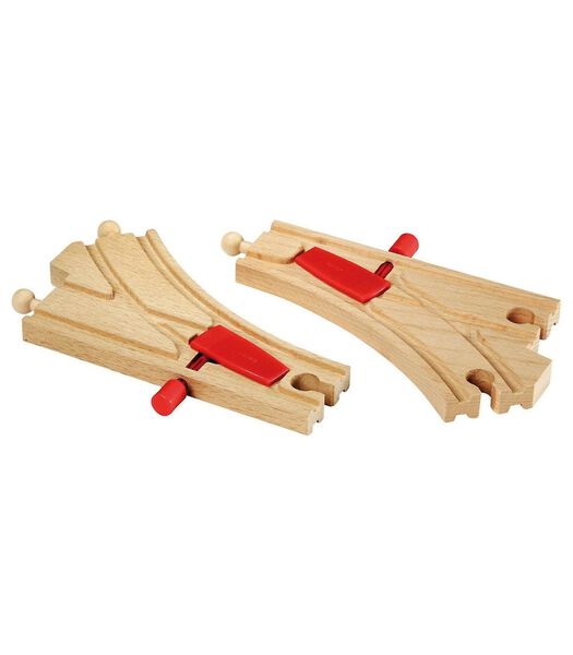 BRIO Mechanische spoorwissels - 33344