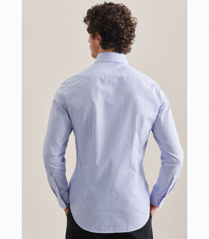 Chemise Business Slim Fit Manche longue A Rayures image number 1