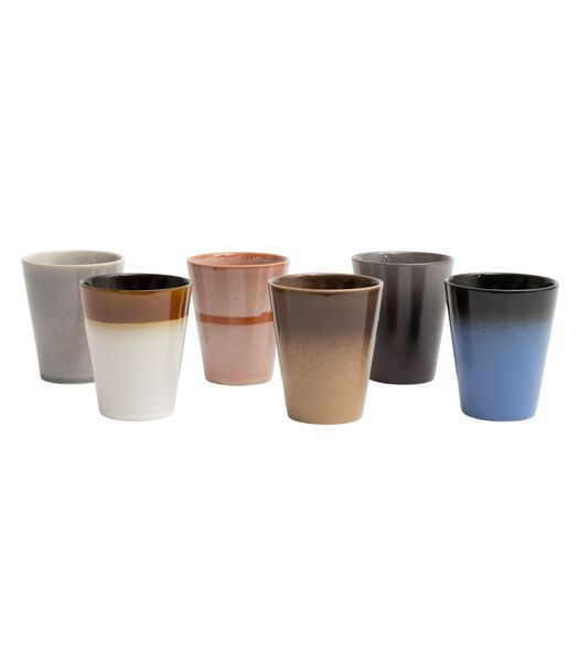 Tasses Cookinglife Earth 310 ml - 6 pièces
