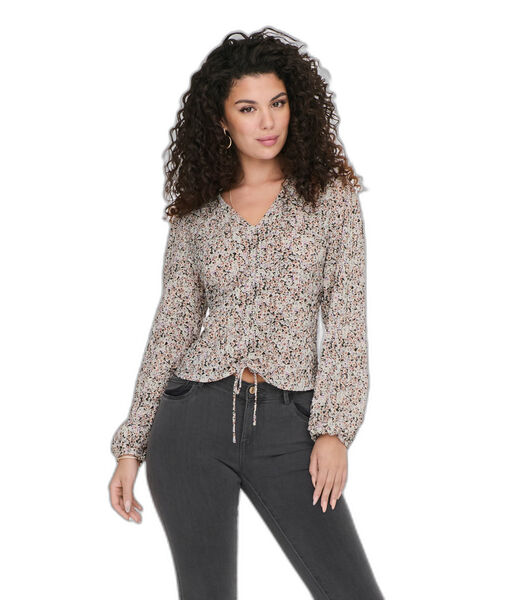 Blouse manches longues femme Heidi Ruching