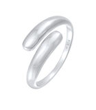 Ring Dames Wikkel Ring Delicate Basic Trend Blogger In 925 Sterling Zilver Verguld image number 4