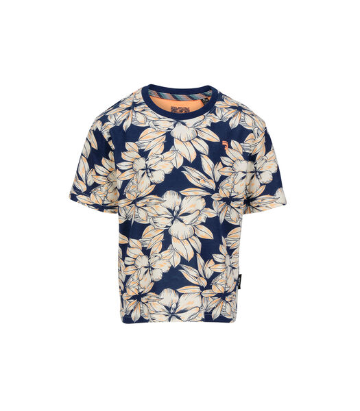 T-shirt coton imprimé floral