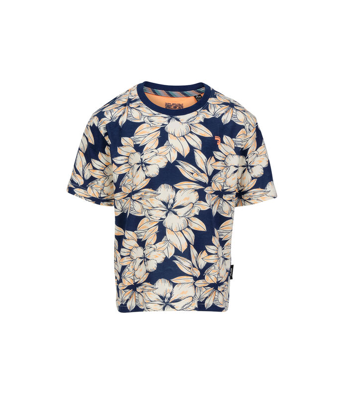 Katoenen T-shirt met bloemenprint image number 0