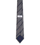 Cravate club à rayures en soie image number 2