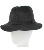 Effen wollen hoed met rechte rand en dunne riem MACSOFT image number 1
