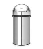 Push Bin, 60 litres - Matt Steel image number 0