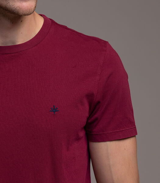Katoenen T-Shirt - Donker Rood