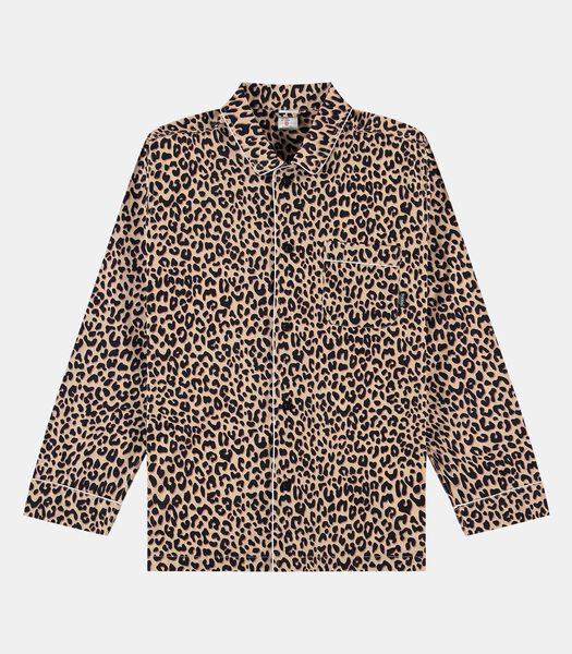 Pyjama hemd - Leopard Pyjama Shirt - Pockies®