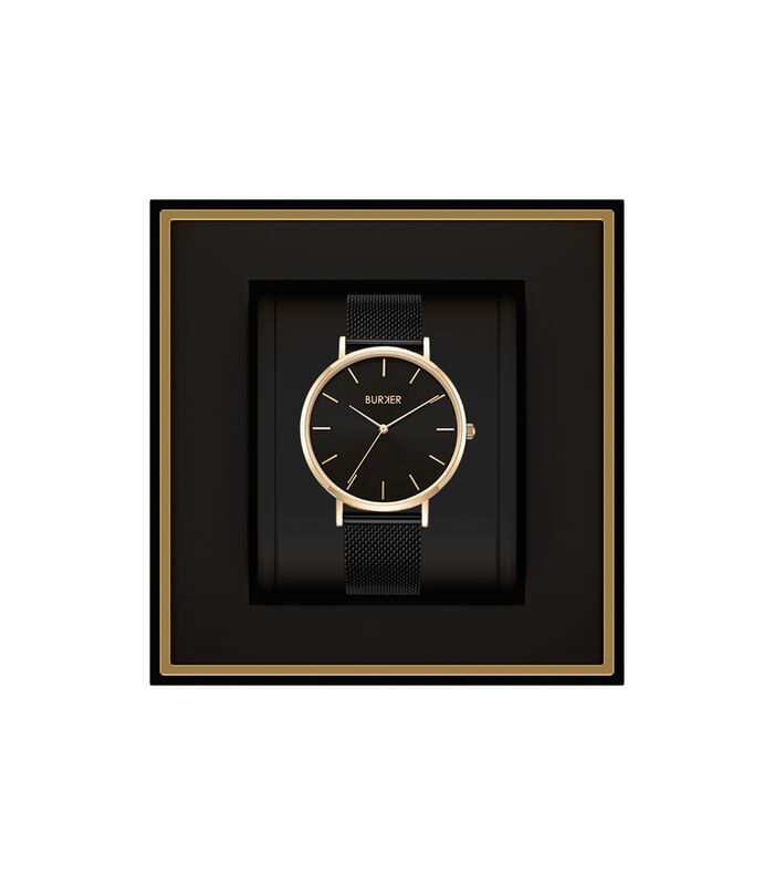 Ruby Dames Horloge - Goud Zwart - 38mm image number 4