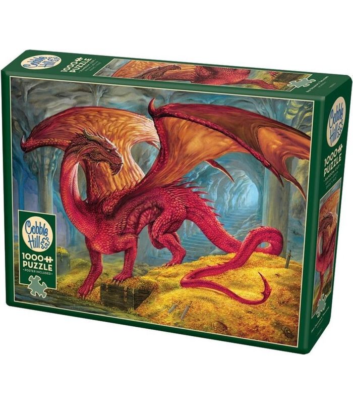 puzzel Red Dragon Treasure - 1000 stukjes image number 0