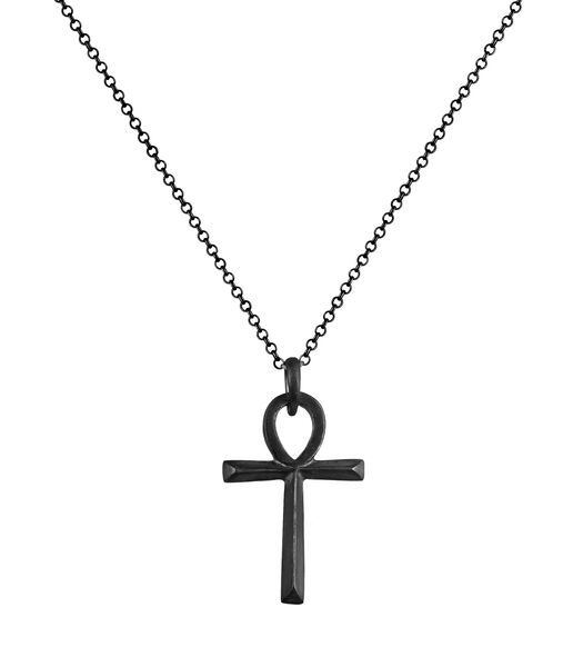 Collier Hommes Pendentif Croix Symbole Sacré En Argent Sterling 925