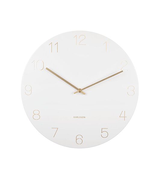 Horloge Murale Charm - Blanc - Ø40cm